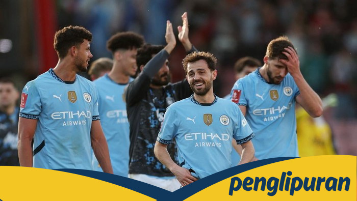 **Wow! Man City Tembus Semifinal Piala FA 7 Musim Beruntun, Rekor Baru Ditorehkan**