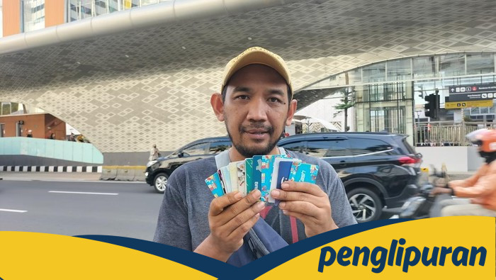 Sewakan Kartu e-Money di Halte Bundaran HI, Irdian Cuan Ratusan Ribu Sehari!