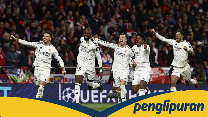 3 Pemain Madrid Terkena Denda UEFA SetelahSelebrasi Heboh di Atletico's Turf