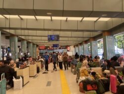Hari Terakhir Lebaran, Stasiun Pasar Senen Bersih Karena…