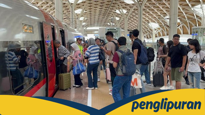 Siapa yang Rela Antri Naik Whoosh? 23.500 Warga Kembali ke Jakarta di Puncak Arus Balik