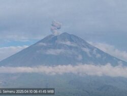 “Semeru Meletus 5 Kali, Zona Abu 800 Meter Ancam Warga!”