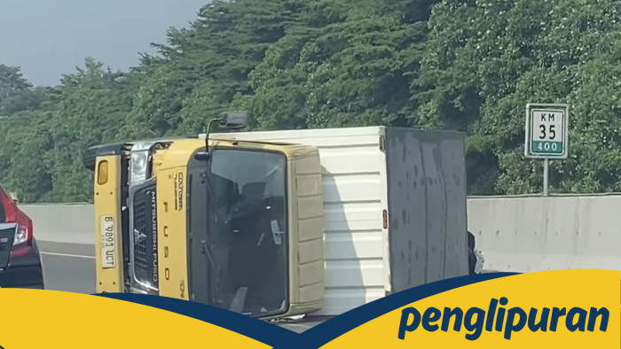 Tragedi di Tol Jagorawi Km 35: Truk Terguling Akibat Gagal Mendahului Mobil
