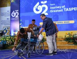 TASPEN Persembahkan Kursi Roda, Kado HUT Ke-62 untuk Pensiunan ASN yang Berharga
