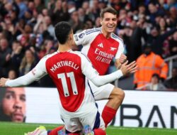 Arsenal Terobos Tebakan Palace, Ungguli 2-1 di Babak Pertama!