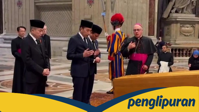 **Jokowi Hadiri Pemakaman Paus, Bawa Pesan Dari Prabowo**
