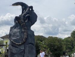 Mirip Aslinya, Patung Biawak di Wonosobo Raih Pengakuan Kemenkum!