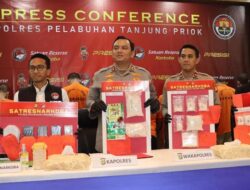 10 Kasus Narkoba diungkap Polres Tanjung Priok, barang Bukti Capai Miliaran!
