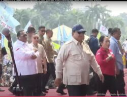 “Konfrontasi atau Komitmen? Prabowo di Monas, Salami Massa Buruh di Hari May Day”