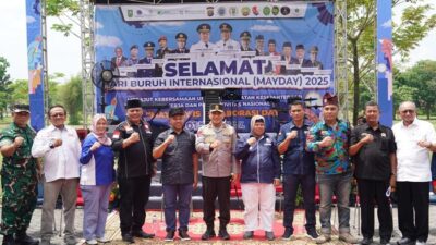 Tanam Pohon, Syukur Damai: May Day Riau Tegakkan Solidaritas Buruh