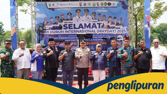 Tanam Pohon, Syukur Damai: May Day Riau Tegakkan Solidaritas Buruh