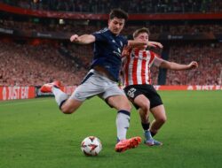 Aksi Harrydinho, Saat Maguire ‘Kesurupan’ Ronaldinho Jadi Winger MU, MU Menang 3-0 di Bilbao