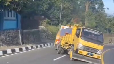 “Truk Patah As Roda di Puncak Bogor: Lalin Tersendat, Tragedi atau Kebodohan?”