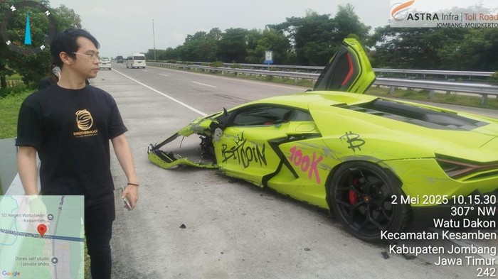 Lamborghini 'Bitcoin' Ngebut 120 Km/Jam saat Hantam Suzuki S-Presso di Tol Jombang: Buktikan Mobil Mahal Lebih Aman?