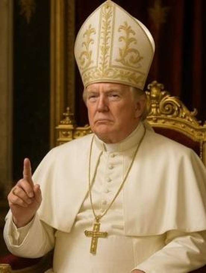 Heboh Trump Unggah Foto Berpakaian seperti Paus, Inikah Ambisi Baru Mantan Presiden?
