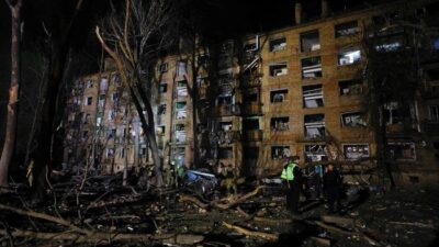 Serangan Drone Rusia Picu Kebakaran di Ukraina, 11 Orang Terluka dalam Tragedi Terbaru