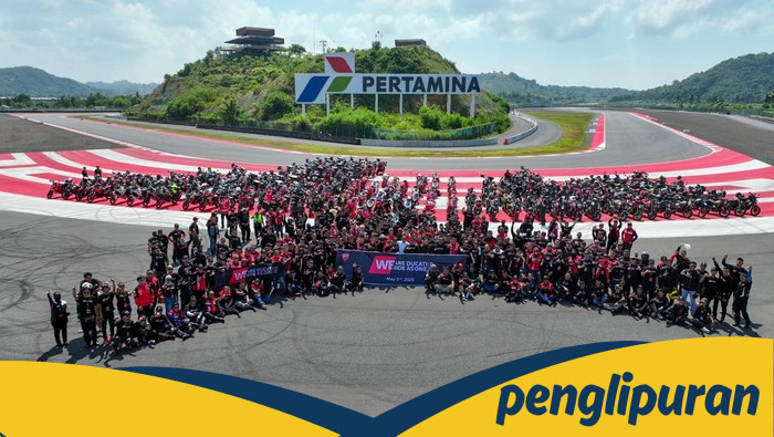 **Ratusan Moge Ducati Padati Mandalika! Event We Ride As One 2025 Sukses Dengan 240 Unit**
