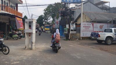 Patung Tani Sukatani Depok Terhancur, Diduga Tabrakan, Polisi Investigasi CCTV