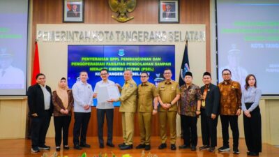 “Kontrak Diteken, Tangsel Siap Goyang Sampah Menjadi Listrik”