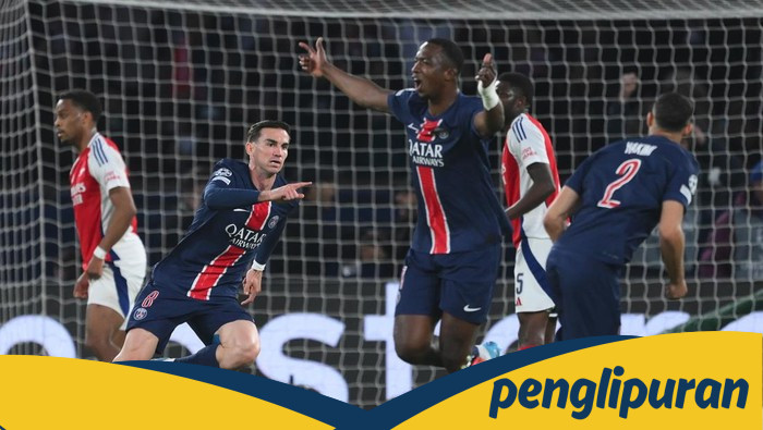 PSG Vs Arsenal: 2-1, Les Parisiens Pecahkan Rekor di Liga Champions!
