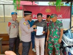 Polsek Ciputat Timur Tegakkan Hukum, Motor Curian Kembali ke Pemilik