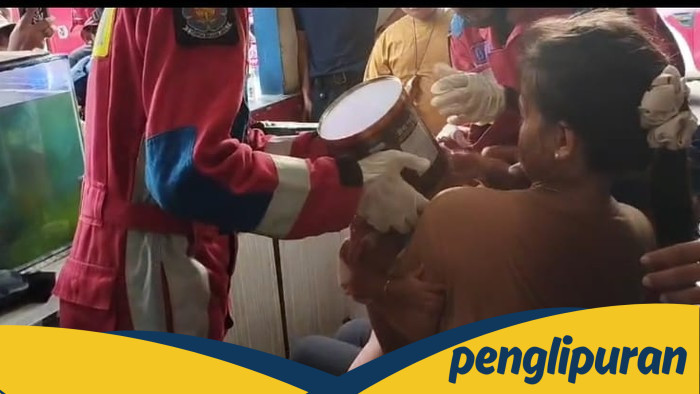 Kepala Bayi Nyangkut di Kaleng Biskuit, Ibu di Jakut Minta Tolong Damkar - Update 1