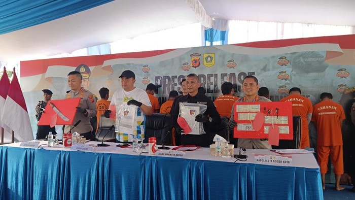 109 Kendaraan Diamankan dari Premanisme Berkedok Matel di Bogor
