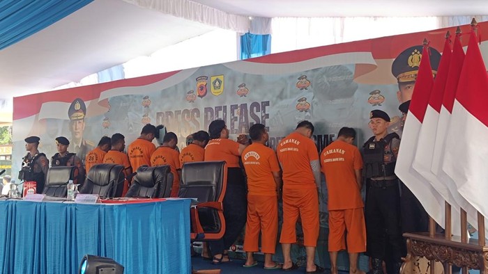 9 Tersangka Premanisme Berkedok Mat