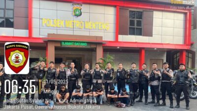 Polisi Mencegah Tragedi, Tangkap 7 Pemuda yang Akan Tawuran di Menteng Jakpus!