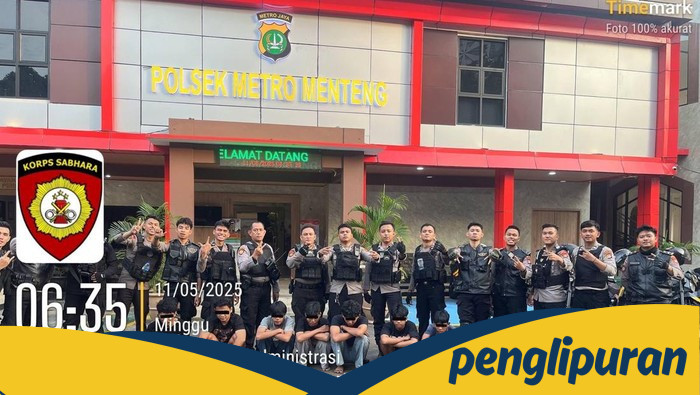 Polisi Mencegah Tragedi, Tangkap 7 Pemuda yang Akan Tawuran di Menteng Jakpus!