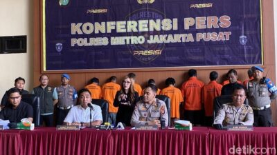 9 Pria Ditangkap Polisi di Jakpus, Dituduh Pungli Rp 20 Ribu