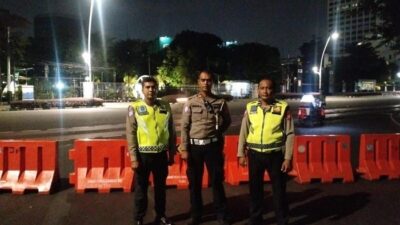 Dalam Upaya Cegah Balap Liar, Polisi Tutup Lalu Lintas di Kawasan Monas