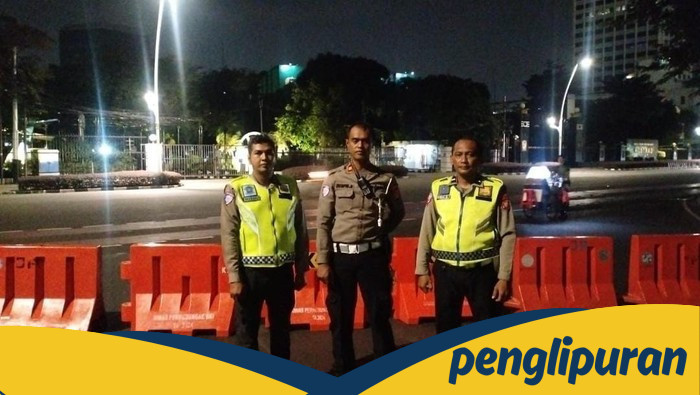 Dalam Upaya Cegah Balap Liar, Polisi Tutup Lalu Lintas di Kawasan Monas
