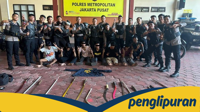 6 Remaja Ancam Tawuran di Kramat Senen, Bawa Celurit hingga Tongkat Besi!