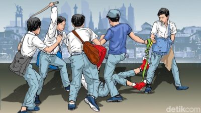 Polisi Tangkap Pelajar SMK yang Gegerkan Kota Bogor dengan Tawuran Brutal, Samurai Tersita