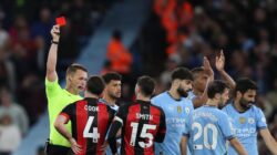 “Duel Api dan Bola: 2 Kartu Merah, Man City Kecilkan Bournemouth 3-1”