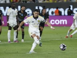 Ronaldo dan Reaksi Mengejutkan Usai Cetak Gol di Kandang Al Nassr
