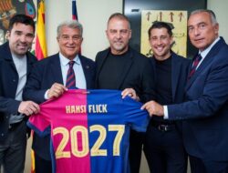 Barcelona Gandeng Flick, Ciptakan Sejarah Baru usai Treble Domestik
