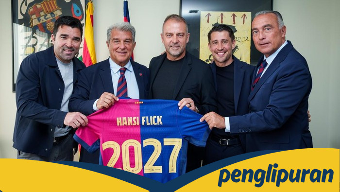 Barcelona Gandeng Flick, Ciptakan Sejarah Baru usai Treble Domestik