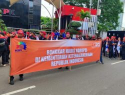 “KPK Diminta Usut Tuntas Kasus Kemnaker oleh Massa Buruh yang Geram”