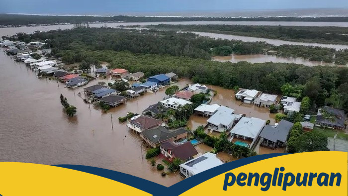 Banjir Dahsyat Luluh Lantakkan Australia Timur, 4 Orang Tewas - Update 1