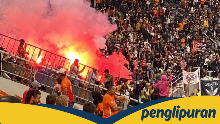 Laga Persija Vs Malut United Berujung Kebakaran Api, 36 Orang Diamankan!