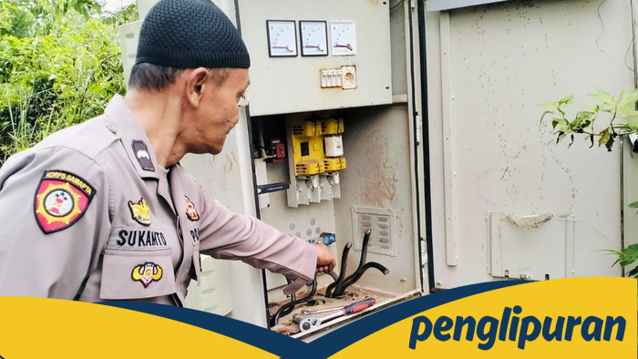 Viral Maling Curi Kabel, Listrik Desa Bogor Padam! Polisi Turun Cek TKP