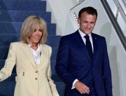 **Presiden Prancis Macron Tiba di Indonesia, Pujian untuk Keindahan Negeri Kita**