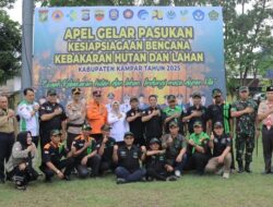 “Kemarau Datang, Polres Kampar Riau Tingkatkan Kesiagaan Bencana Karhutla”