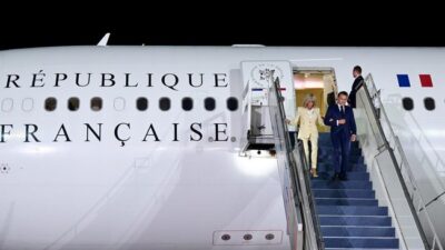 Gestur Mesra Macron Jadi sorotan di Indonesia, Setelah Insiden di Vietnam
