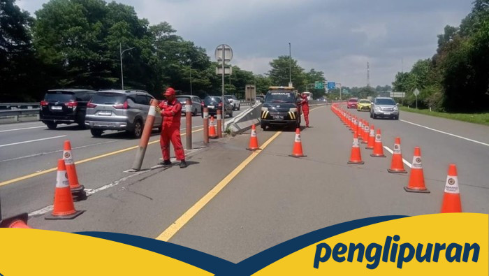 Long Weekend, Contraflow Pagi Ini di Km 44-46 Tol Jagorawi Arah Puncak - Update 2