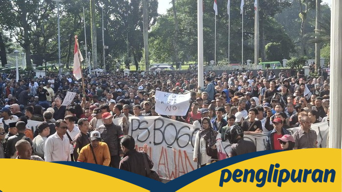 Pedagang Long March ke Balai Kota Bogor, Demo keras Soal Revitalisasi Pasar
