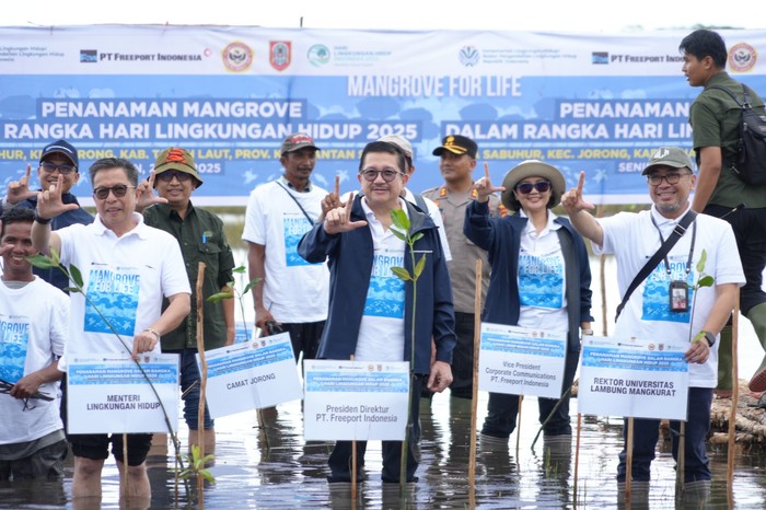 Freeport & KLH Akselerasi Program Mangrove di Kalsel, Target 10 Ribu Hektare Hingga 2041