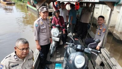 Polisi Riau Gelar Patroli Perahu, Antisipasi Kejahatan di Sungai Siak